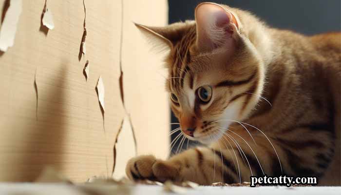 Why do cats like scratching cardboard