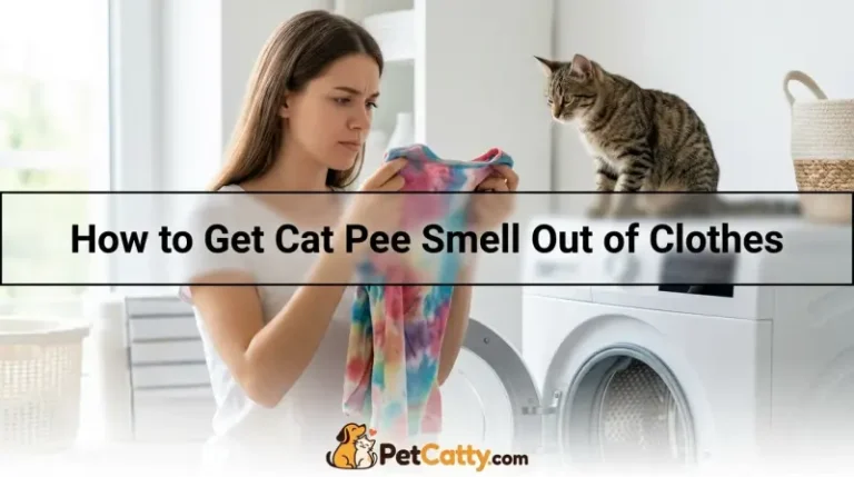 How to Get Cat Pee Smell Out of Clothes