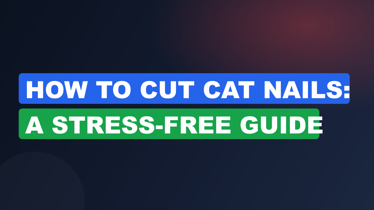 How to Cut Cat Nails: A Stress-Free Guide
