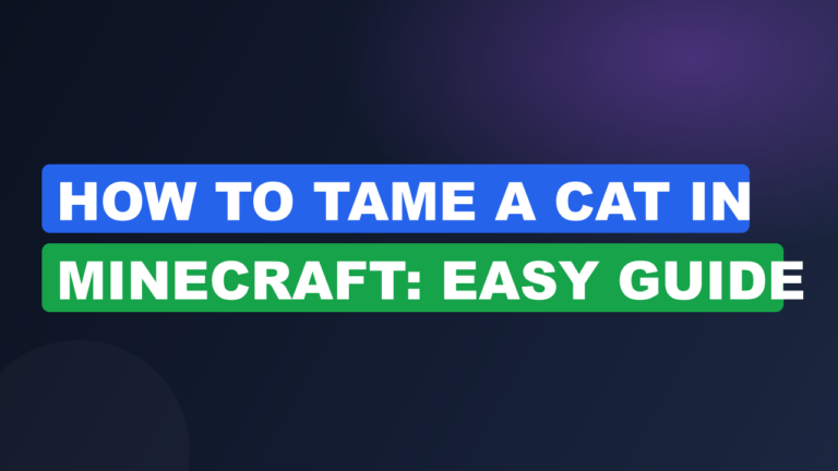 How to Tame a Cat in Minecraft: Easy Guide