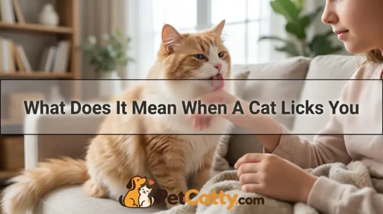 What Does It Mean When A Cat Licks You
