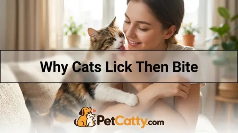 Why Cats Lick Then Bite