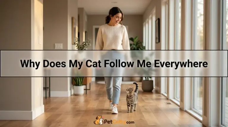 Why Does My Cat Follow Me Everywhere